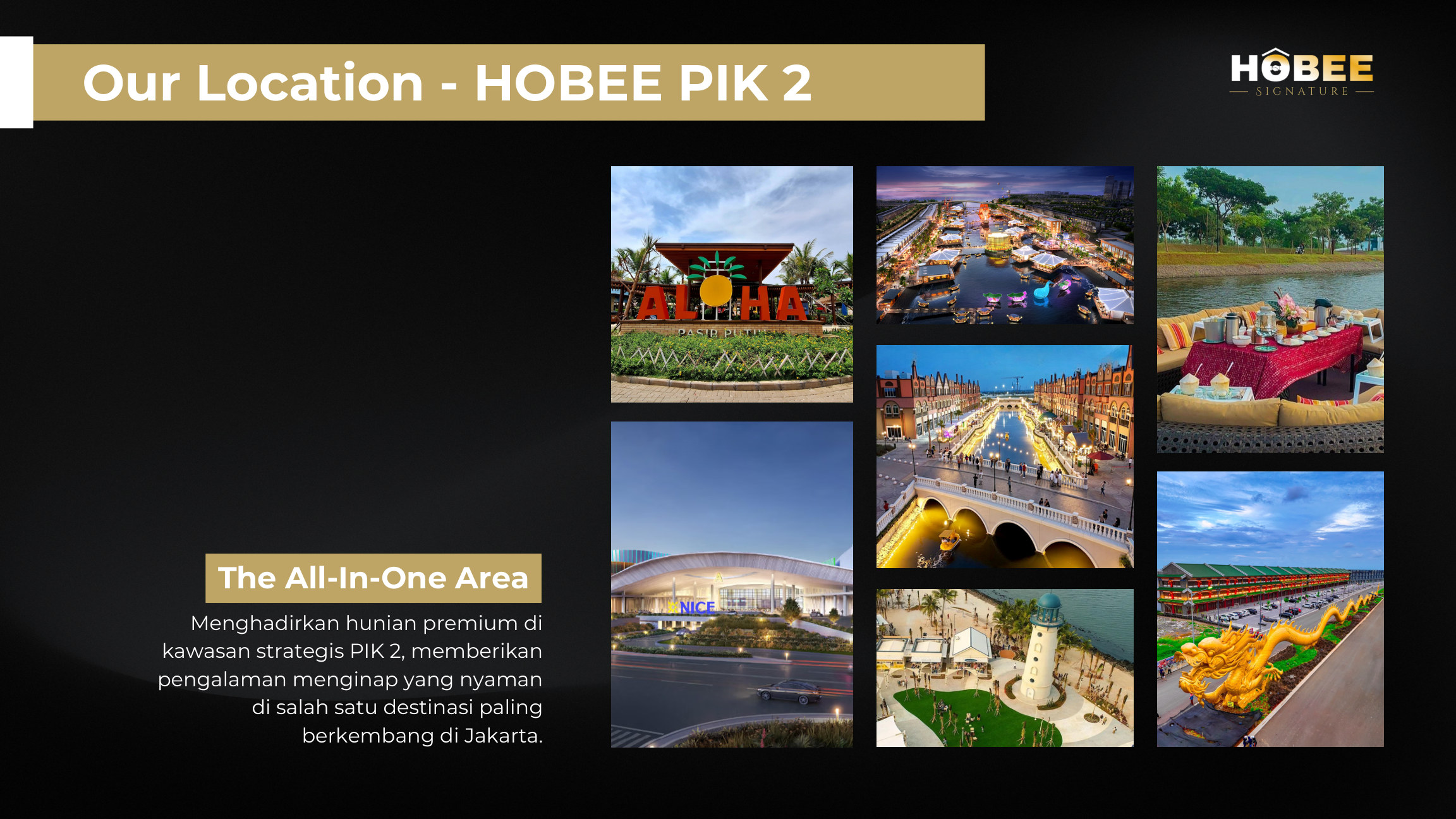 Lokasi dan area sekitar HOBEE PIK 2